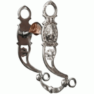 Stainless Steel Silver Spade Show Bit - Henderson's Western Store