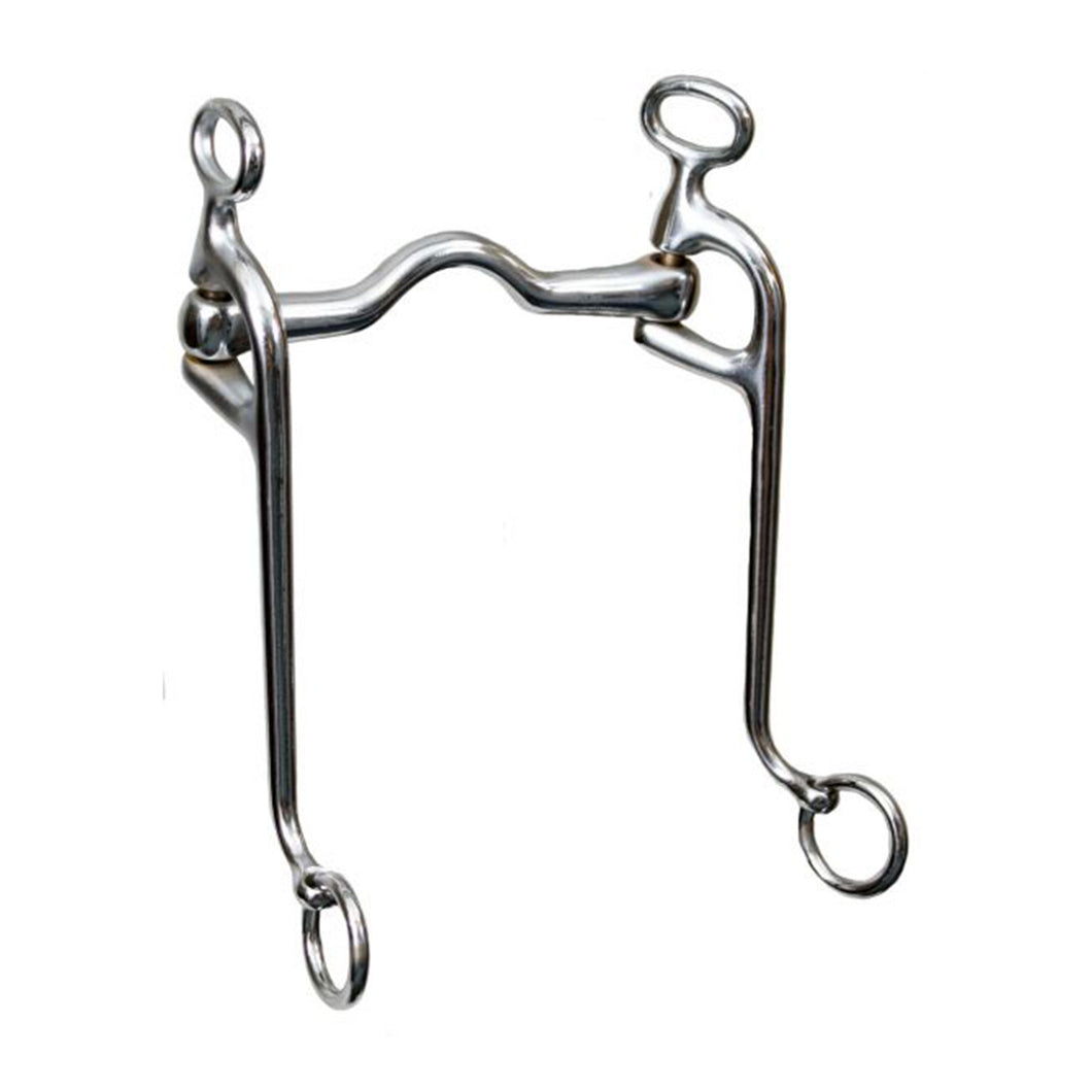 Showman chrome plated walking horse bit with 5