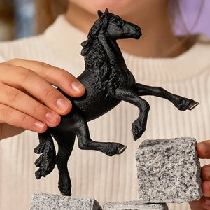 Load image into Gallery viewer, Frisian Stallion Figurine