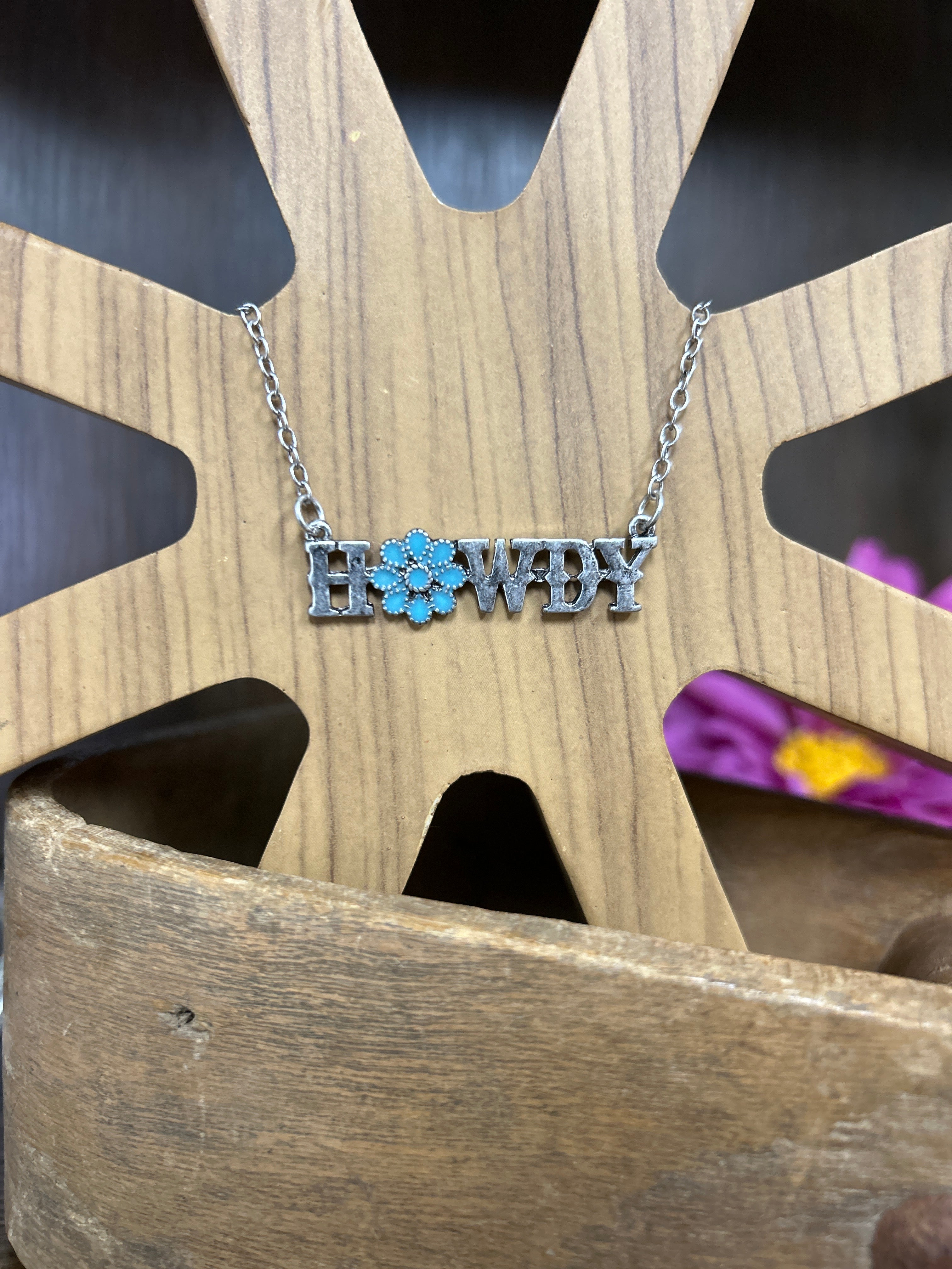 Howdy Pendant Necklace - Henderson's Western Store