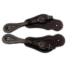 Leather Cowboy Spur Straps ~ Dark - Henderson's Western Store