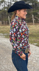 Sugar Skull Easy Care Shirt - Henderson's Western Store