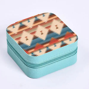 Load image into Gallery viewer, Aztec Square Jewelry Case - Henderson&#39;s Western Store