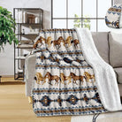 Oklahoma Queen Sherpa Blanket - Henderson's Western Store