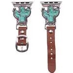 Western Leather Watch Band ~ Cactus - Henderson's Western Store