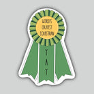 Western Sticker ~ World's Okayest Equestrian - Henderson's Western Store