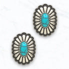 Western Concho Stud Earrings - Henderson's Western Store