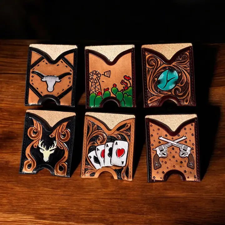 Mini Leather Credit Card Wallet - Henderson's Western Store