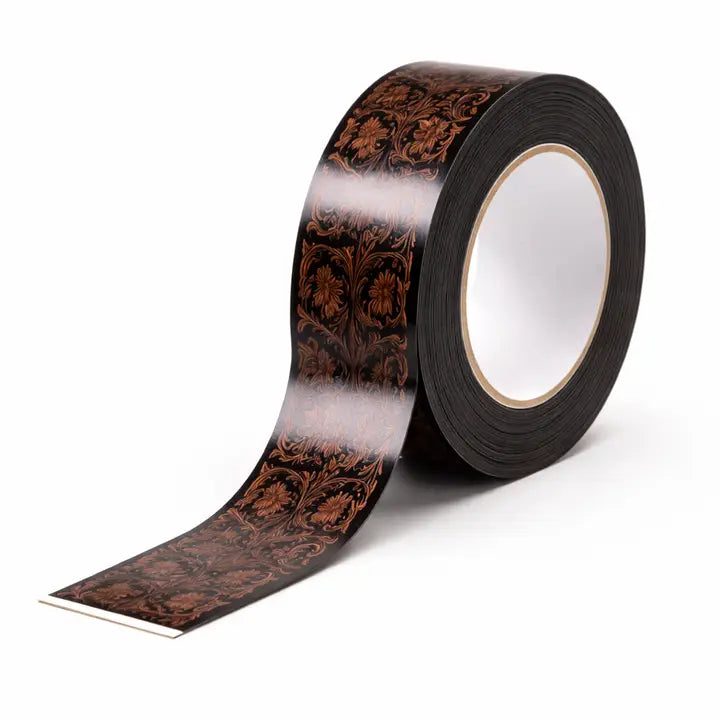Floral Tooled Leather Print Tape - Henderson's Western Store