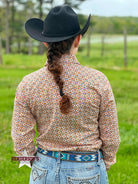 Ladies Cinch  ~ Pink Print - Henderson's Western Store