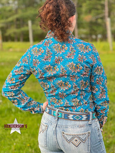 Load image into Gallery viewer, Ladies Cinch  ~ Floral Print - Henderson&#39;s Western Store