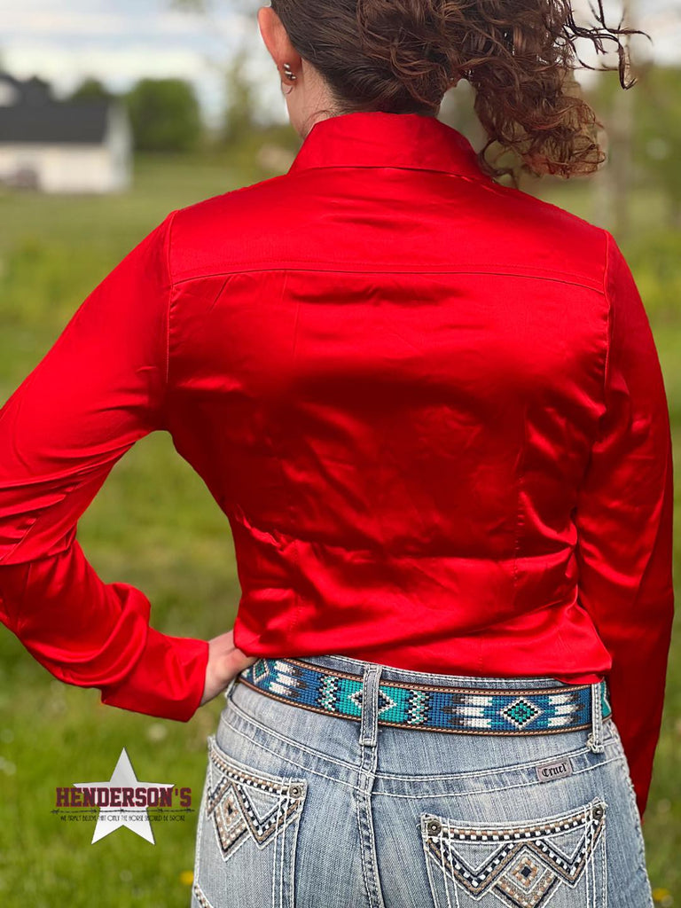 Silk Winning Show Shirt ~ Ruby - Henderson's Western Store