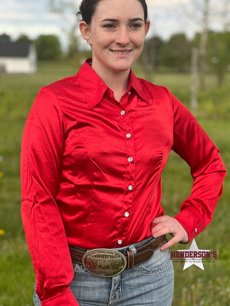 Silk Winning Show Shirt ~ Ruby - Henderson's Western Store