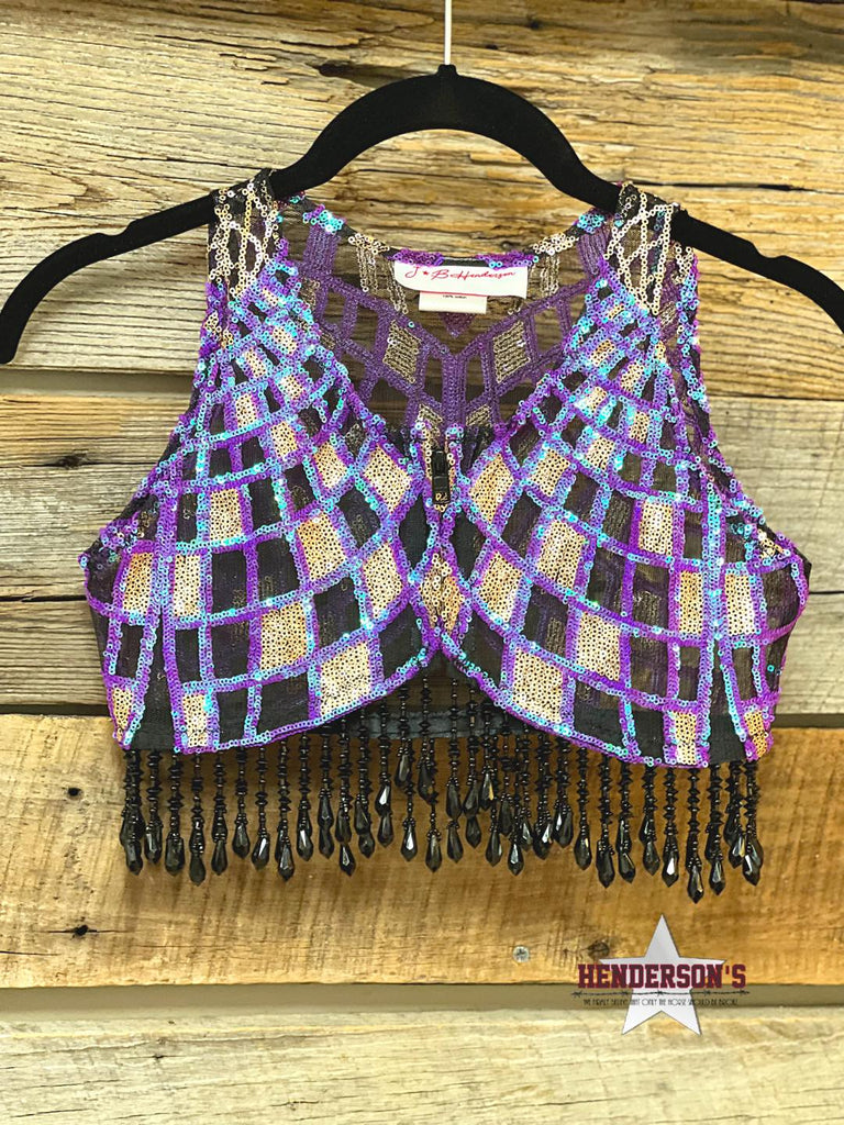 Manhattan Youth "Mini"  Bolero W/Beaded Fringe - Henderson's Western Store