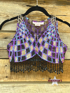Load image into Gallery viewer, Manhattan Youth &quot;Mini&quot;  Bolero W/Beaded Fringe - Henderson&#39;s Western Store
