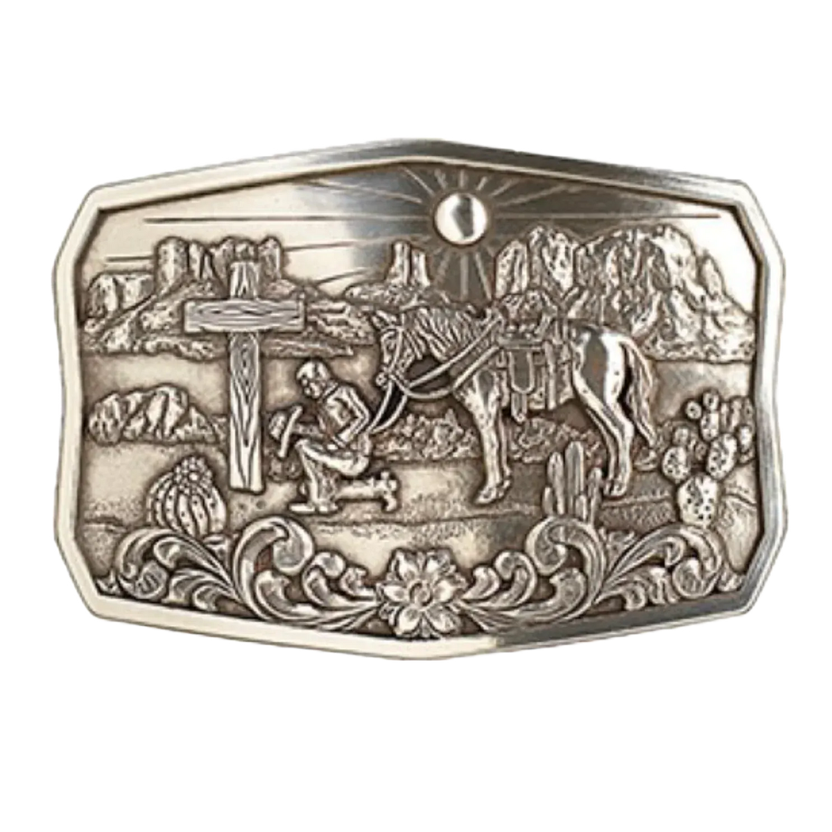 M & F WESTERN Belt Buckle
