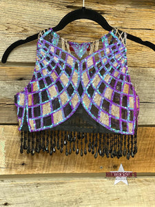 Load image into Gallery viewer, Manhattan Youth &quot;Mini&quot;  Bolero W/Beaded Fringe - Henderson&#39;s Western Store