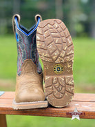 Rye Boots by Dan Post ~ Tan & Charcoal - Henderson's Western Store