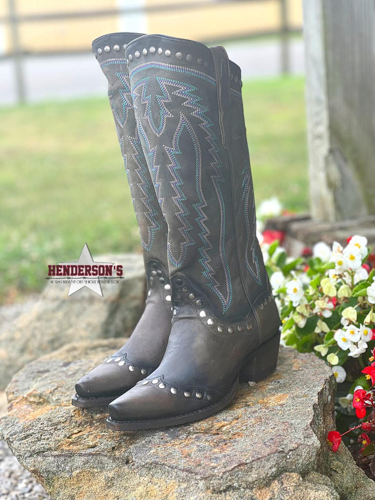 Sadi Boots by Dan Post ~ Grey - Henderson's Western Store