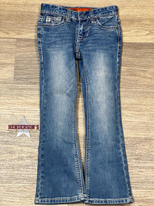Load image into Gallery viewer, Boy&#39;s Bootcut Ladder Stitch by Rock &amp; Roll ~ Medium Wash - Henderson&#39;s Western Store