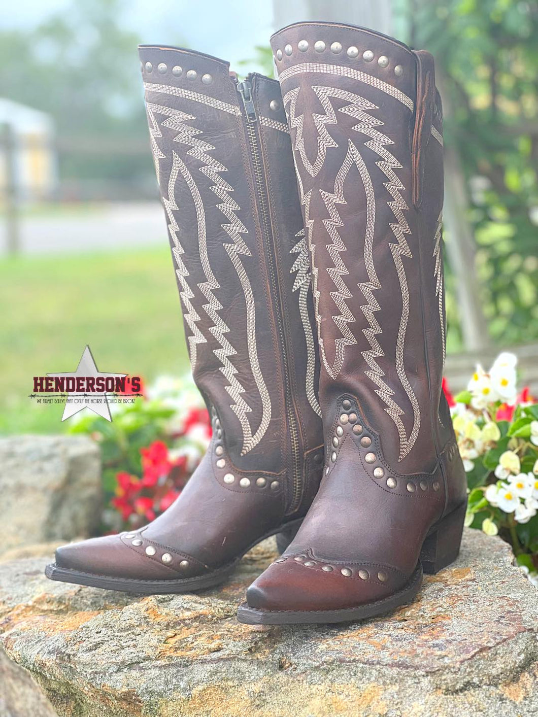 Sadi Boots by Dan Post ~ Brown - Henderson's Western Store