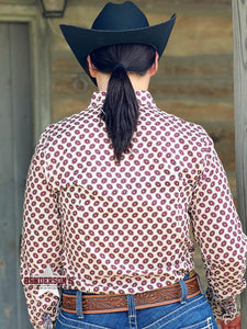 Load image into Gallery viewer, Ladies Cinch  ~ Cream Geo - Henderson&#39;s Western Store