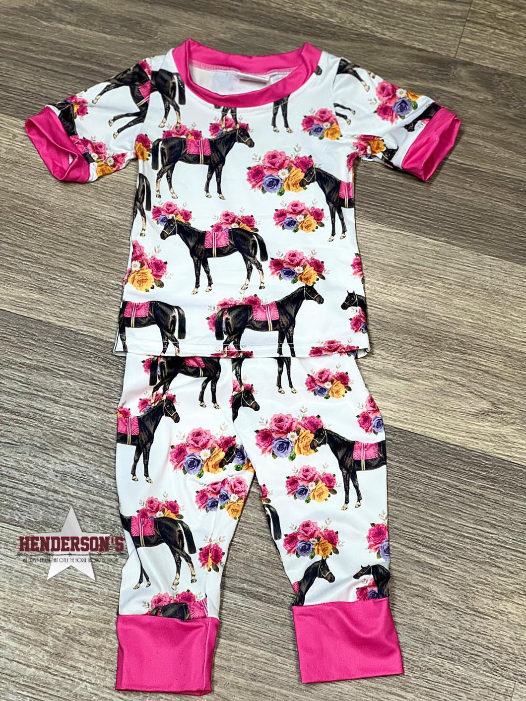 Floral Horse Pajamas - Henderson's Western Store