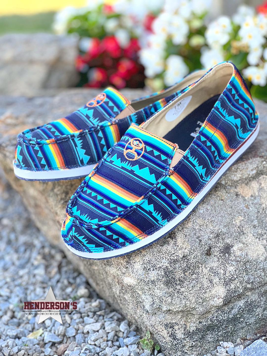 Hooey Slip-On by Twisted X ~ Blue Geo - Henderson's Western Store