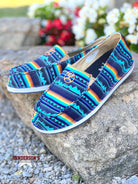 Hooey Slip-On by Twisted X ~ Blue Geo - Henderson's Western Store