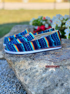 Hooey Slip-On by Twisted X ~ Blue Geo - Henderson's Western Store