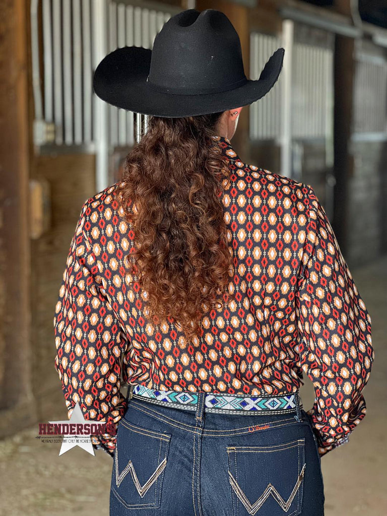 Ladies Cinch  ~ Navy Geo Print - Henderson's Western Store