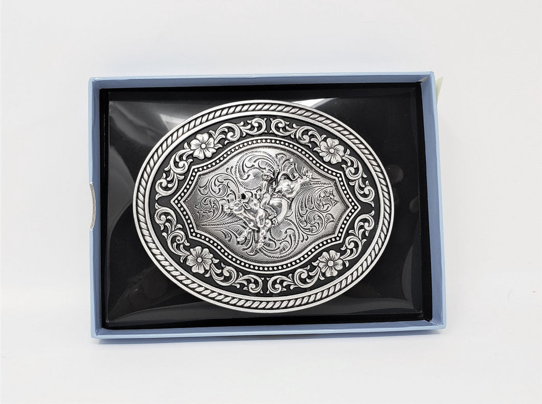 Bull Rider W/Filigree Belt Buckle - Henderson's Western Store