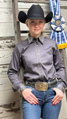 RHC Bling Sateen ~ Charcoal - Henderson's Western Store