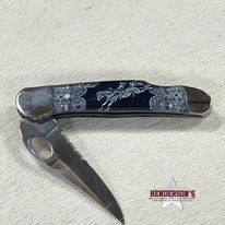 Circle SH Knife ~ Bronc Rider - Henderson's Western Store