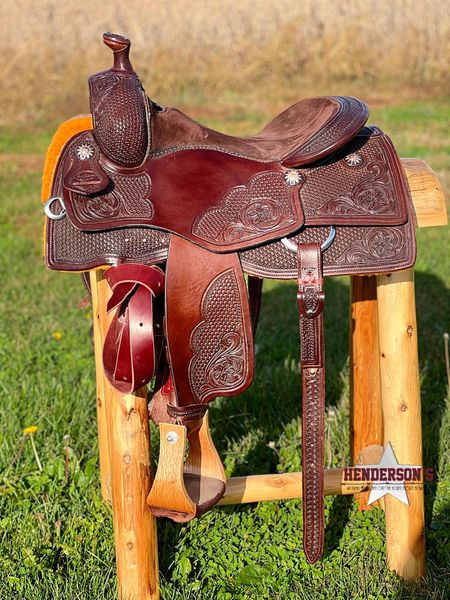 Signature Cowhorse Saddle ~ dark Oil - Henderson's Western Store