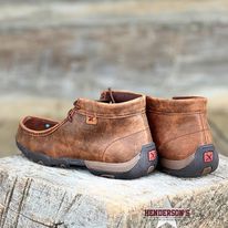 Chukka Driving Moc by Twisted X ~ Tooled Flower - Henderson's Western Store