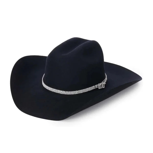 Rhinestone Cowboy Hatband ~ Crystal