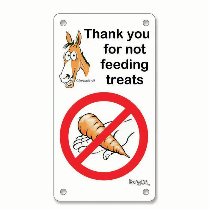 Fergus Stall Sign "Do Not Feed" - Henderson's Western Store