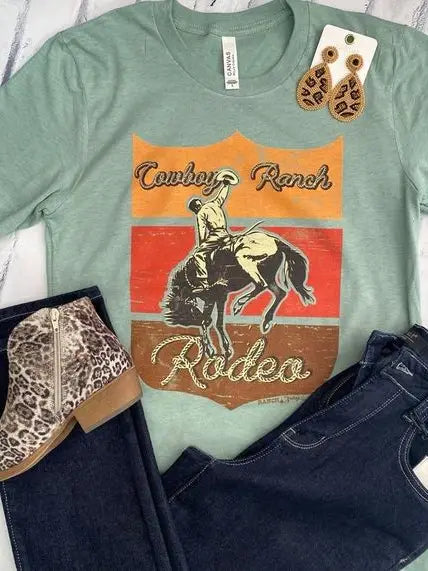 Cowboy Ranch Rodeo Tee - Henderson's Western Store