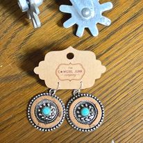 Western Concho Style Earrings - Henderson's Western Store