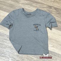Load image into Gallery viewer, Boys Wrangler Logo Tee ~ Graphite - Henderson&#39;s Western Store