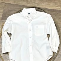 Boy's Solid Button Down ~ White - Henderson's Western Store