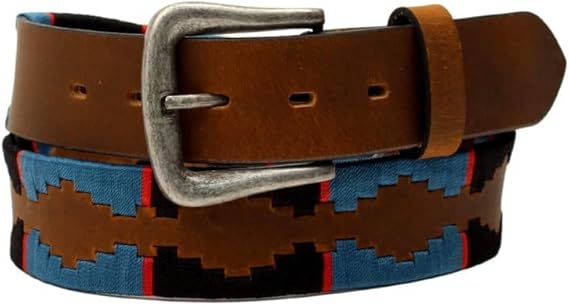 Nocona Men's Embroidered Strap Belt - Henderson's Western Store