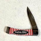 Whiskey Bent Knife ~ Trapper Locking ~ Feed Sack - Henderson's Western Store