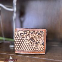 Floral Tooled Wallet - Henderson's Western Store