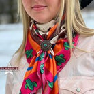 Cowhide Cactus Wild Rag - Henderson's Western Store