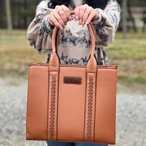 Load image into Gallery viewer, Wrangler Carry All Tote ~ Brown - Henderson&#39;s Western Store