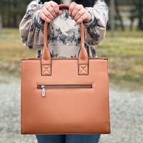 Wrangler Carry All Tote ~ Brown - Henderson's Western Store