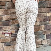 Desert Print Button Flare by Rock & Roll ~ Natural - Henderson's Western Store