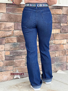 Load image into Gallery viewer, Ladies Jacquard Jean by Rock &amp; Roll - Henderson&#39;s Western Store